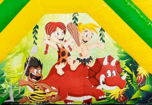 Order covered inflatable multiplay bouncy castle in the theme dino for kids at JB Inflatables UK. Buy bouncy castles online at JB Inflatables UK