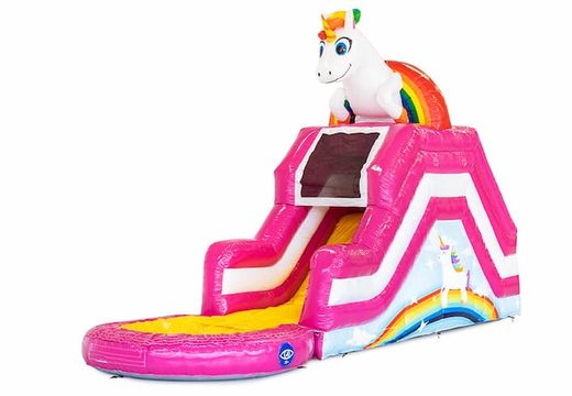 Buy covered inflatable water slide multiplay bouncy castle in theme unicorn for children at JB Inflatables UK. Buy bouncy castles online at JB Inflatables UK