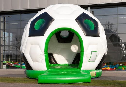 Buy a super bouncy castle covered in football theme for children. Order bouncy castles online at JB Inflatables UK