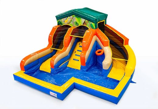 Order Waterslide city bouncy castle for kids at JB Inflatables UK. Buy inflatables online at JB Inflatables UK