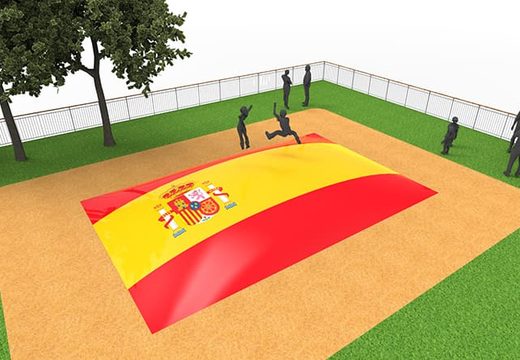 Buy inflatable airmountain in Spanish flag for children. Order inflatable airmountains now online at JB Inflatables UK