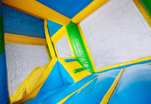 Opblaasbaar Multi Splash Bounce luchtkussen met ballenbak kopen in thema feest party voor kinderen bij JB Inflatables