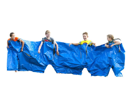 Buy blue party trousers that can seat 4 people for both old and young. Order inflatable items online at JB Inflatables UK