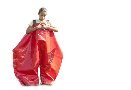 Buy red sponge pants for both old and young. Order inflatable items online at JB Inflatables UK