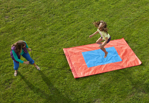 Buy red and blue flying carpet for both old and young. Order inflatable items online at JB Inflatables UK