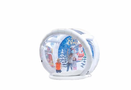 snow globe airtight with different background and snow effect to make photos order
