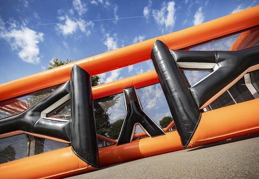 Get an inflatable orange Archery Boarding 10 x 20m for both young and old. Buy inflatable boarding now online at JB Inflatables UK