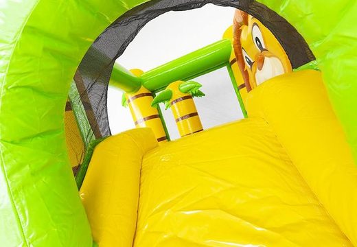Buy small inflatable bouncer with slide in jungle theme