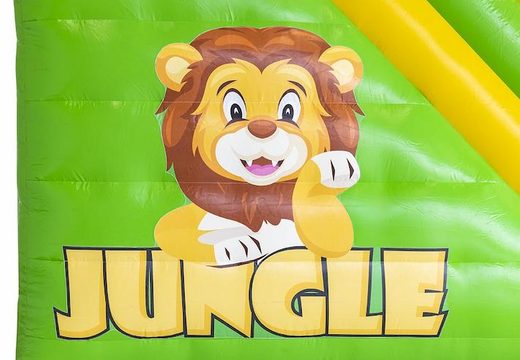order jungle themed inflatable slide air cushion for kids