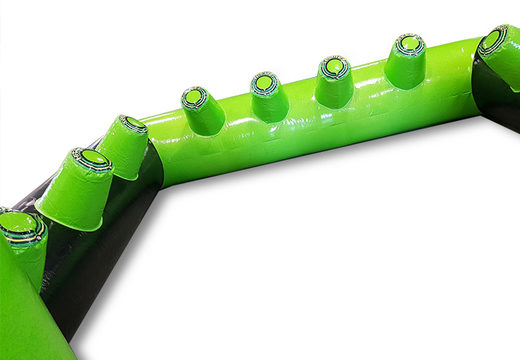 Order inflatable boarding for interactive games in green and black