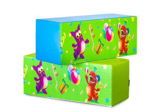 Softplay triple playblock in the Party theme for sale at JB Inflatables UK. Order the Softplay triple playblock Party online now at JB Inflatables UK