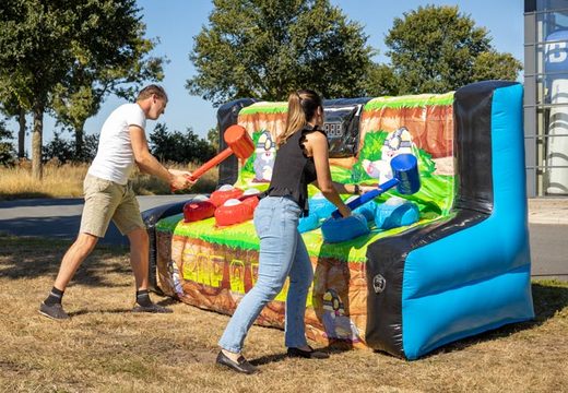Buy inflatable table to hit interactive spots with hammer for kids