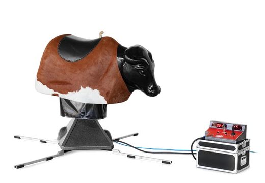 Buy mechanical rodeo bull with bull skin for kids or adults to ride