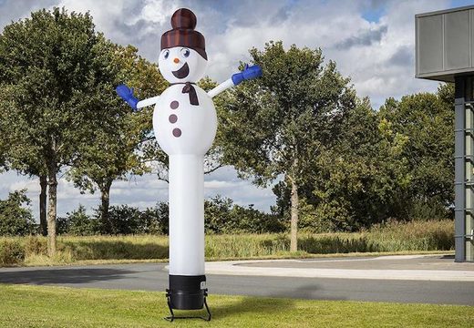 Order the 6m high inflatable airdancer snowman now online at JB Inflatables UK. Buy standard inflatables skydancers for every event