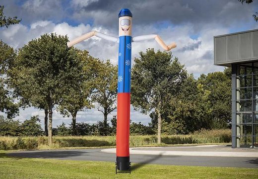 Order an inflatable 6m airdancer skier at JB Inflatables UK. Buy inflatable skydancers in standard colors and sizes directly online