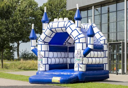 Small bouncer in castle theme for children to buy. Buy bouncers at JB Inflatables UK online