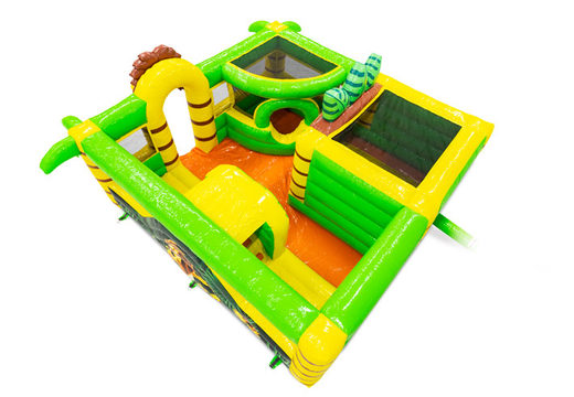 Buy Lion bouncy castle for children. Order bouncy castles online at JB Inflatables UK