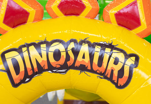 Buy colored inflatable park in Dino theme for children. Order inflatables online at JB Inflatables UK