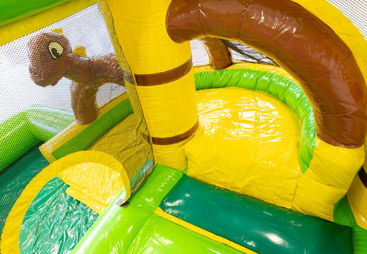 Buy Dino themed bouncy castle for kids. Order inflatables online at JB Inflatables UK