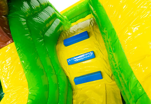 Buy Inflatable Dino bouncy castle with prints for children. Order bouncy castles online at JB Inflatables UK