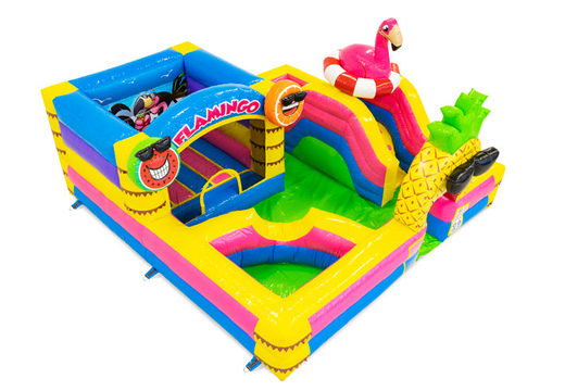 Order Flamingo bouncy castle for children. Buy bouncy castles online at JB Inflatables UK