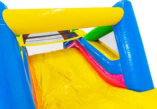 Buy 13 meter long Happy colors inflatable obstacle course for children. Order inflatable obstacle courses now online at JB Inflatables UK