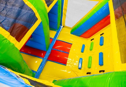Obstacle course 13m long in theme Comic for children. Buy inflatable obstacle courses now online at JB Inflatables UK
