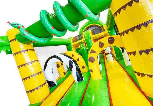 Buy Jungle 13m inflatable obstacle course for children. Order inflatable obstacle courses now online at JB Inflatables UK