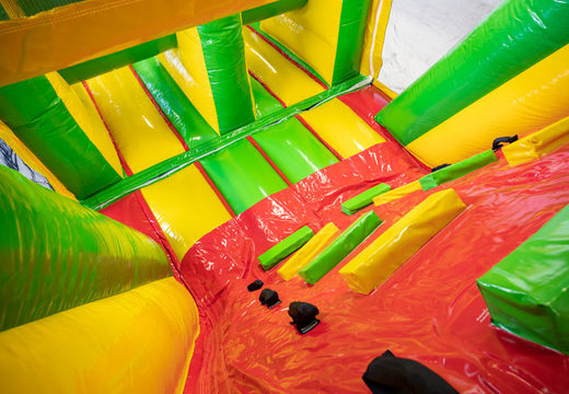 Order 13 meter long Jungle inflatable obstacle course for children. Buy inflatable obstacle courses now online at JB Inflatables UK