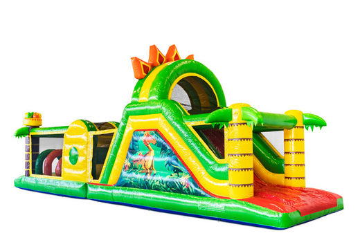 Order obstacle course in theme Dino for kids. Buy inflatable obstacle courses now online at JB Inflatables UK