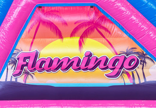 Buy Flamingo 13m inflatable obstacle course for children. Order inflatable obstacle courses now online at JB Inflatables UK