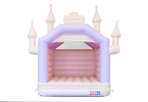 Order A Frame bouncy castle in pastel colors purple mint for children. Buy inflatables online at JB Inflatables UK