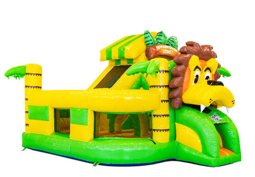 Buy inflatable Funcity Lion bouncy castle for children. Order now inflatable bouncy castles at JB Inflatables UK