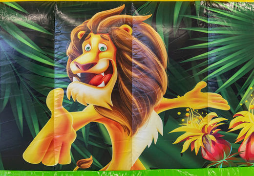Order inflatable Funcity bouncy castle in Lion theme for children. Inflatable bouncy castles for sale at JB Inflatables UK