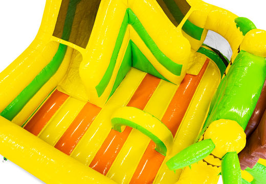 Order inflatable Funcity Lion bouncy castle for kids. Buy inflatable bouncers at JB Inflatables UK