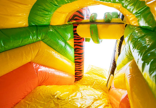 Order inflatable Mini Multiplay Jungle bouncy castle for your kids. Inflatable bouncers for sale at JB Inflatables UK