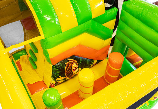Mini Multiplay inflatable air cushion for sale in Jungle theme for kids. Order inflatable air cushions at JB Inflatables UK