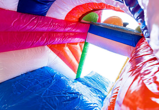 Order inflatable Mini Multiplay Flamingo bouncy castle for your kids. Inflatable bouncers for sale at JB Inflatables UK