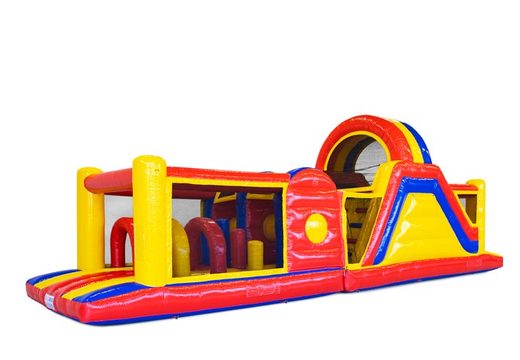 Buy 13 meters bouncy castle Standard  for kids. Order inflatables with obstacle courses now online at JB Inflatables UK