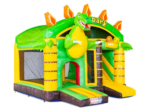 Inflatable multi box bouncy castle dino for sale