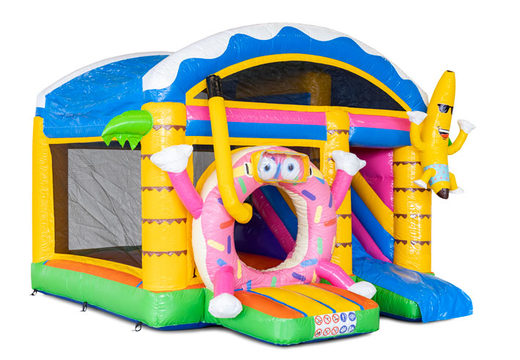 Inflatable multi box bouncy castle summer party for sale