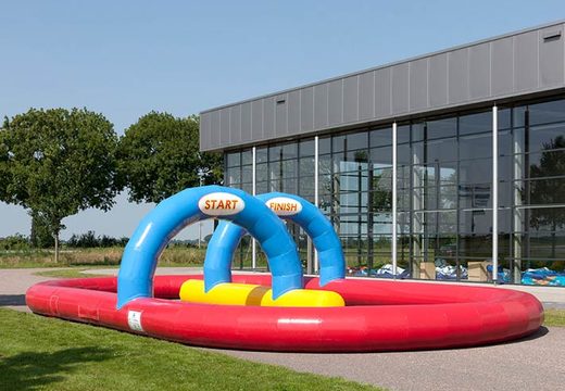 Inflatable race track