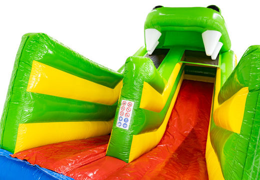 Buy yellow green red dino-themed 4 in 1 Multiplay slide at JB in Meppel