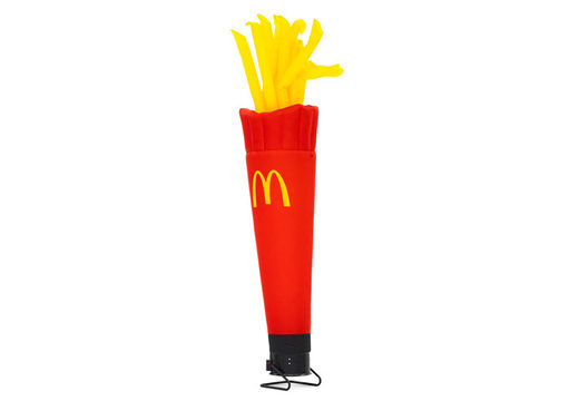 McDonald's custom skydancers in the shape of a fries bag