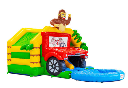 Buy Slide Combo inflatable castle online with 3D figures and slide