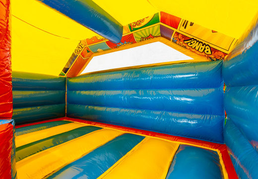 Indoor Inflatable Castle Slide Combo Dubbelslide in Comic Theme, Buy Online at JB