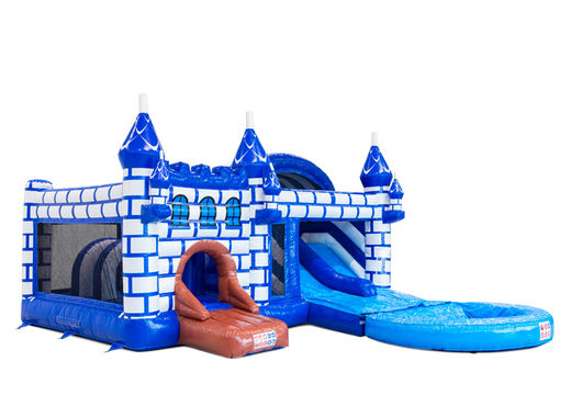 Side of Multiplay Dubbelslide with Pool in Castle Theme