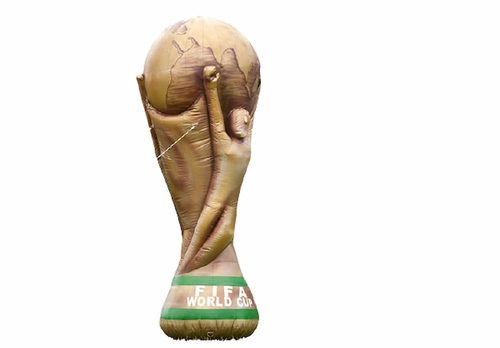 Maatwerk opblaasbare product vergroting van FIFA Wold Cup beker 