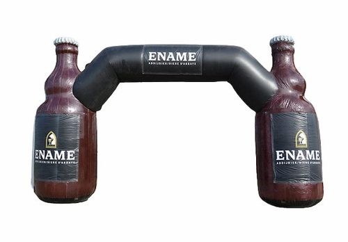 Maatwerk opblaasbare reclame boog in vorm van bierflesjes voor Ename